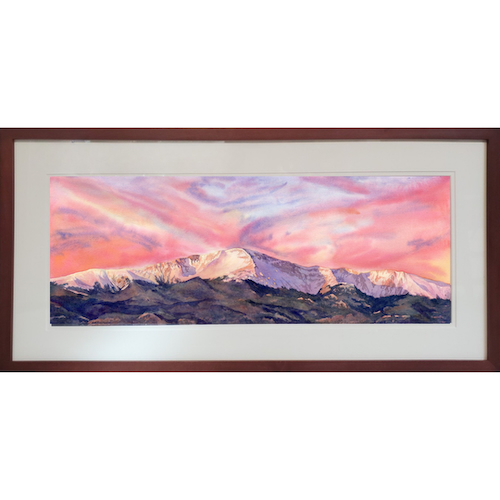Click to view detail for Spectacular Sunrise (Pikes Peak) 10x25.5 $1940